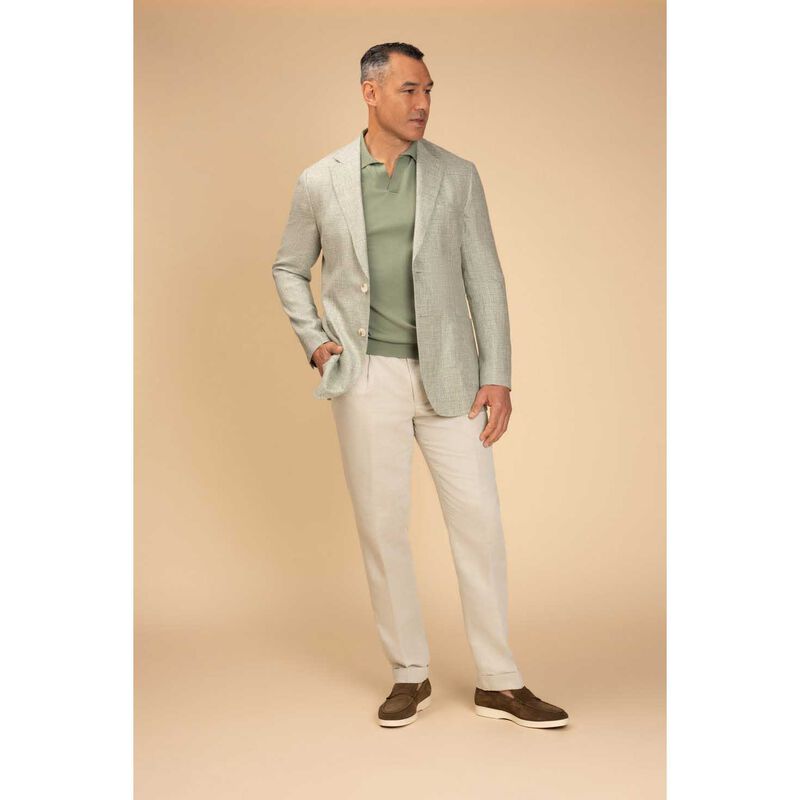 Rembrandt Malta Pistachio Green Houndstooth Blazer image number 3